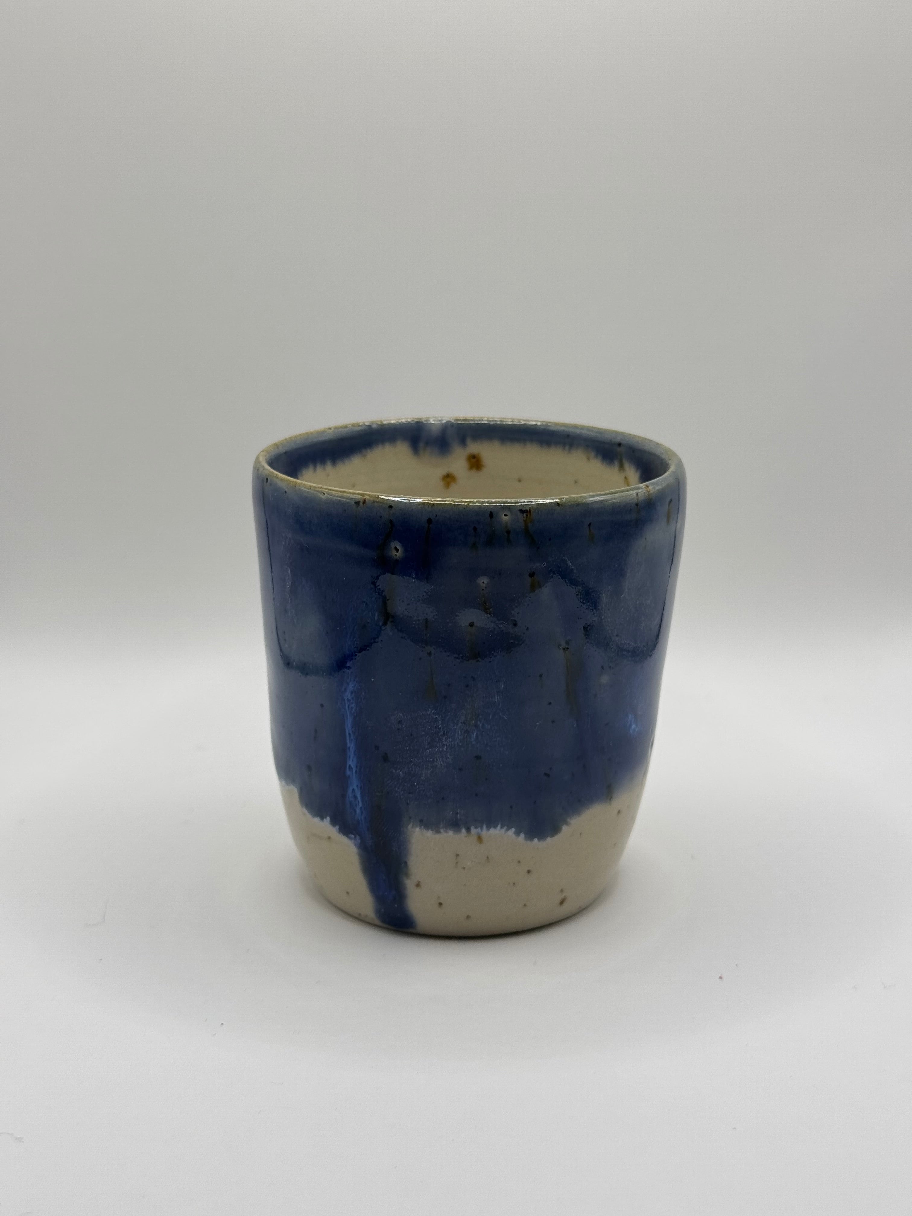 Deep blue cup